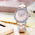 shengke k0075 fashion diamond steel belt ladies watch factory direct sales 2021 new